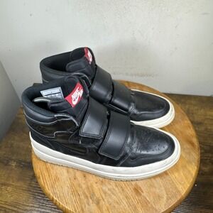 Nike Air Jordan 1 Double Strap Black Men's High Top Shoes Size 10 AQ7924-001